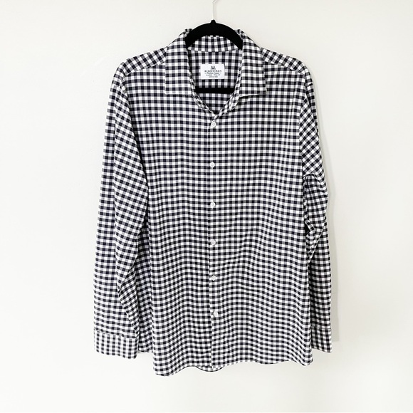 Mizzen+Main Other - Mizzen+Main plaid checked men’s dress shirt button up men’s X-Large trim fit